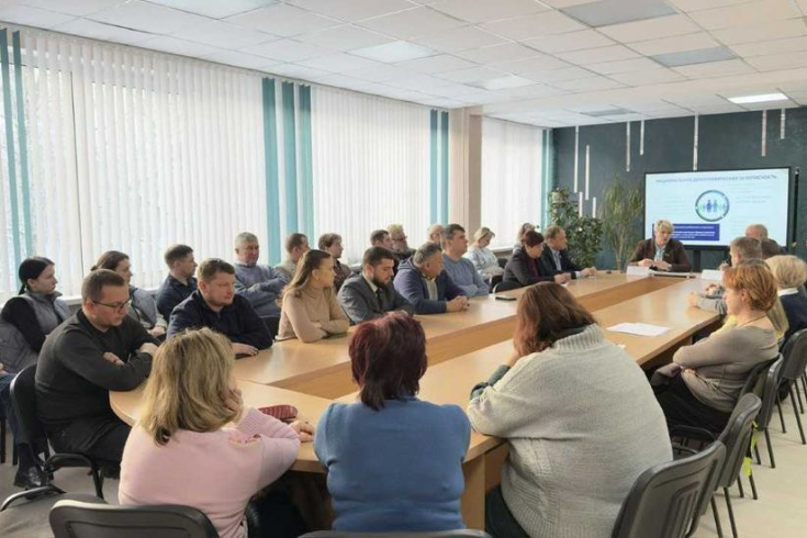 Марина Ильина в рамках Единого дня информирования провела встречу с трудовым коллективом учреждения образования «Минский государственный колледж технологий коммунального хозяйства и транспортного обслуживания»