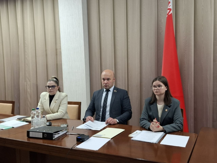 Председатель Постоянной комиссии Совета Республики по экономике, бюджету и финансам Роман Бродов встретился с членами Молодежного совета при Совете Республики