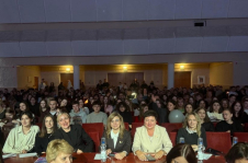 А.Смоляк в качестве члена жюри приняла участие в конкурсе талантов «А ну-ка, первокурсник» в Гомельском филиале университета «МИТСО»