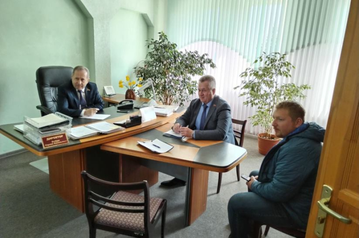 Член Совета Республики Ю.Наркевич посетил Пружанский район