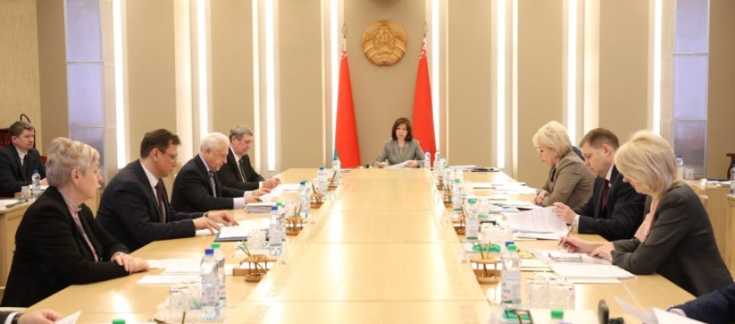 Под руководством Председателя Совета Республики Н.Кочановой состоялись заседания экспертного совета при Совете Республики