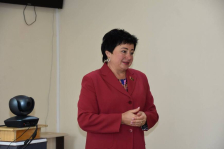 Алла Смоляк в рамках визита в город Брагин Гомельской области чествовала женщин-ликвидаторов аварии на ЧАЭС и провела встречу с бывшей узницей фашистских концлагерей в рамках акции «Совет Республики с благодарностью ветеранам»