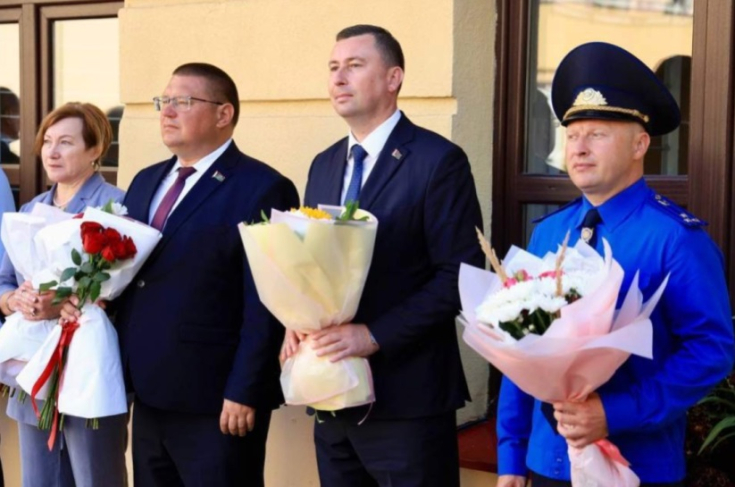 П.Ошурик гимназистам г.Гродно: только упорным трудом можно добиться поставленных целей и успехов