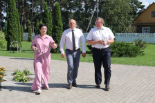 Член Совета Республики А.Жамойда посетил Новоельнянскую среднюю школу имени А.А.Шевчук
