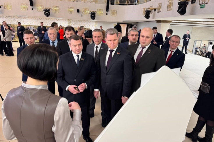 А.Горошкин принял участие в торжественном мероприятии по случаю подведения итогов социально-экономического развития Могилева за 2024 год