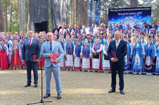 С.Мелешкин принял участие в международном празднике традиционной культуры «Браславские зарницы»