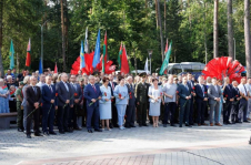 Член Совета Республики А.Смоляк приняла участие в мероприятии, посвященном 84-й годовщине со дня образования партизанского отряда «Большевик»