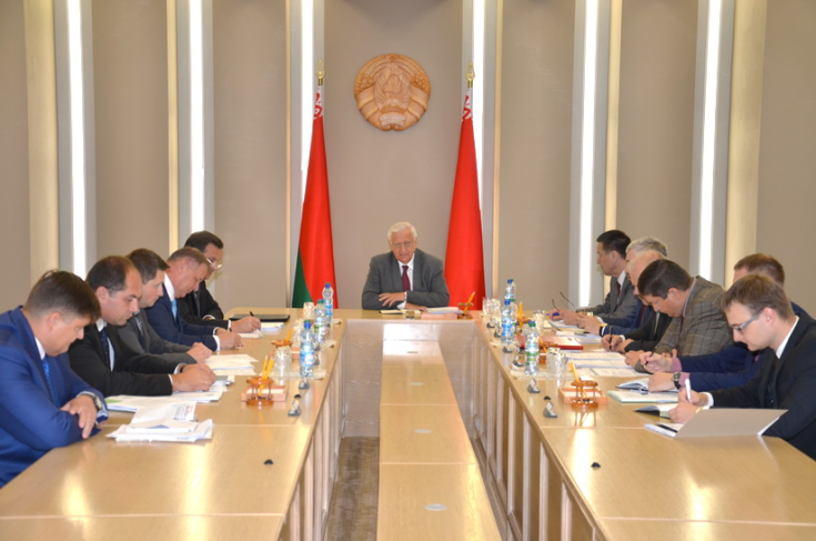 Председатель Совета Республики Мясникович М.В. провел совещание по вопросам строительства Гарлыкского горно-обогатительного комбината