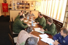 Е.Серафинович встретилась с активом 116-й штурмовой авиационной базы (аэродром Лида) 