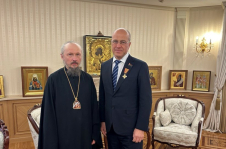 Член Совета Республики В.Байко удостоен медали ордена Русской православной церкви благоверного князя Даниила Московского