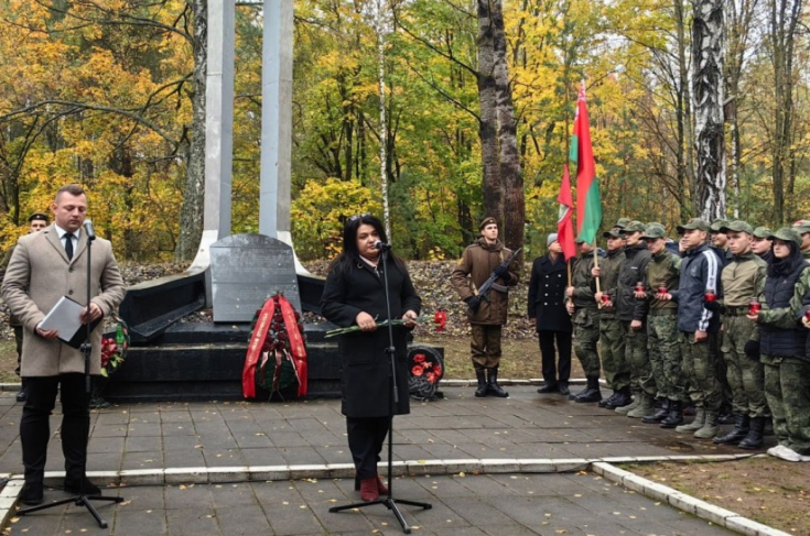 Т.Игнатюк приняла участие в митинге-реквиеме, приуроченном к 82-й годовщине уничтожения нацистами узников Брестского гетто