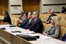 Члены Совета Республики Павел Ошурик, Елена Стальбовская, Игорь Жук, Андрей Жамойда приняли участие в заседании Гродненского областного исполнительного комитета