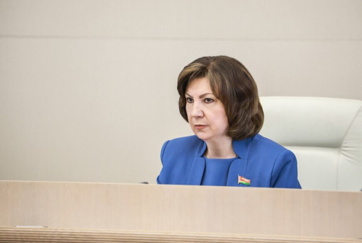 Под руководством Председателя Совета Республики Натальи Кочановой прошло заседание четвертой сессии Совета Республики Национального собрания Республики Беларусь восьмого созыва