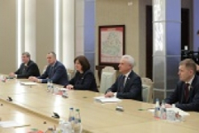 
 Председатель Совета Республики
Н.Кочанова встретилась с Председателем Государственной Думы В.Володиным 