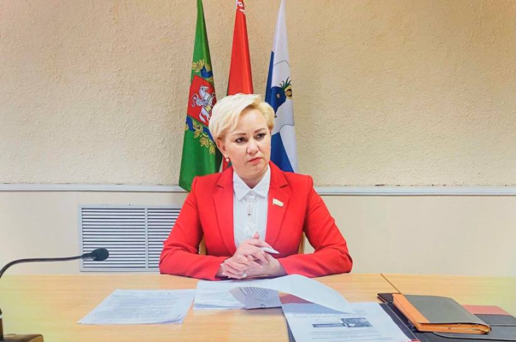 Член Совета Республики Н.Маркович приняла участие в производственном совещании Ушачского райисполкома