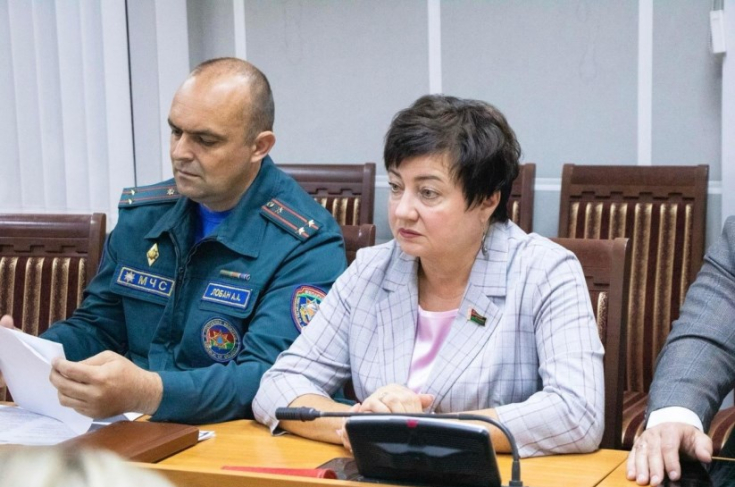 Член Совета Республики А.Смоляк приняла участие в заседании комиссии по чрезвычайным ситуациям при Гомельском облисполкоме