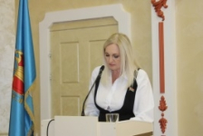 Член Совета Республики К. Капуцкая приняла участие
в едином дне информирования идеологического
актива Молодечненщины.
