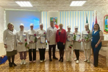 Член Совета Республики Н.Маркович поздравила медиков Ушачского района с Международным днем медицинской сестры