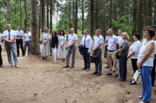 Алексей Кушнаренко посетил место раскопок массового захоронения жертв геноцида в урочище Уручье