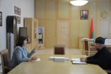 Председатель Совета Республики Н.Кочанова встретилась с Патриаршим Экзархом всея Беларуси Вениамином