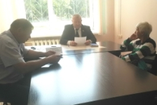 Член Совета Республики О.Дьяченко провел прием граждан в Чаусском районе