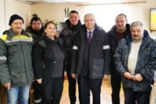 Член Совета Республики А.Кушнаренко посетил филиал «Бубны» УП «МИНГАЗ»