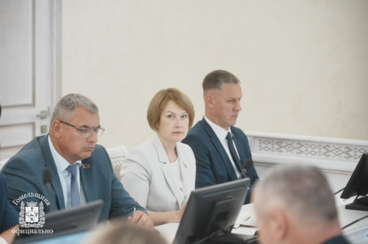 Член Совета Республики Е.Зенкевич приняла участие в аппаратном совещании Гомельского облисполкома