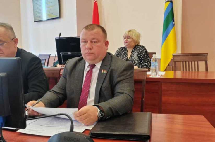 Член Совета Республики Ю.Васильцов принял участие в заседании Рогачевского райисполкома
