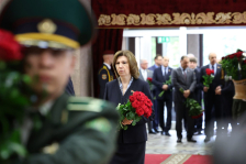 Наталья Кочанова простилась с народным писателем Беларуси Николаем Чергинцом