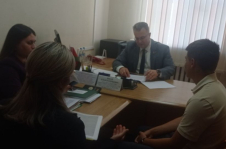 Член Совета Республики И.Икан провел личный прием граждан