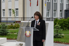 Т.Красовская: Флаг Победы несем с гордостью!