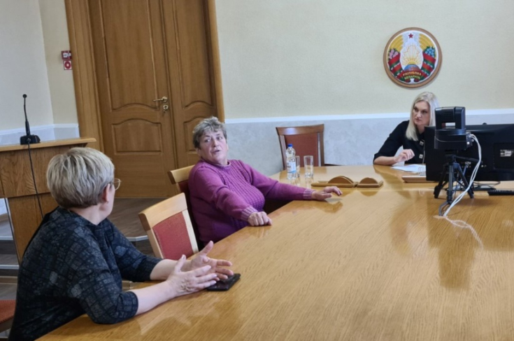 Член Совета Республики К.Капуцкая провела выездной
личный прием граждан Вилейского района 
