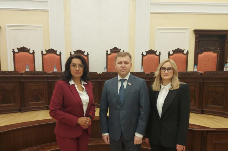 Член Президиума Совета Республики С.Сивец принял участие в заседании Конституционного Суда Республики Беларусь