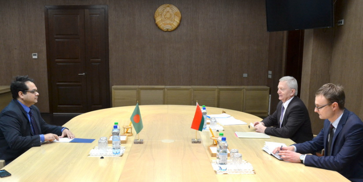 Член Президиума Совета Республики С.Рахманов встретился с советником Посольства Бангладеш