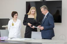 Член Совета Республики И.Жук принял участие в объективном структурированном клиническом экзамене