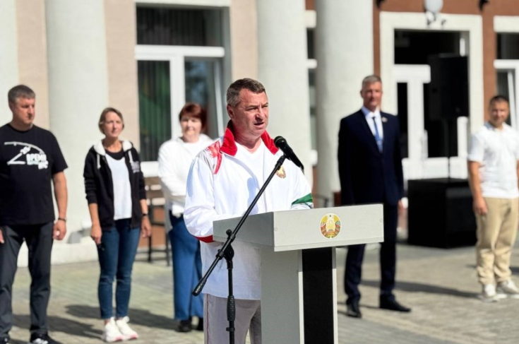 А.Горошкин дал старт летней Спартакиаде депутатского корпуса Приднепровского края в Климовичах