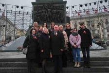 Член Совета Республики О.Дьяченко принял участие в церемонии возложения цветов к монументу Победы в Минске