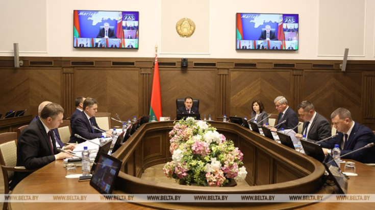 Председатель Совета Республики Н.Кочанова приняла участие в заседании Президиума Совета Министров