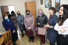 Член Совета Республики Е.Серафинович встретилась с педагогическим коллективом гимназии