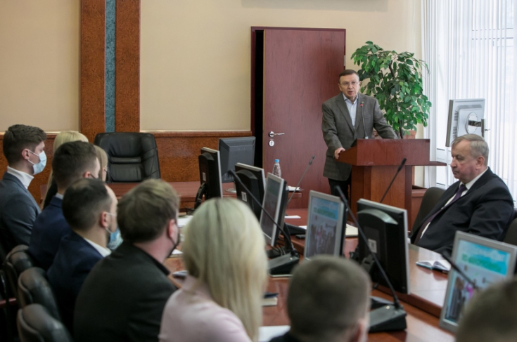 Член Совета Республики А.Ляхов принял участие в заседании Молодежного совета ПО «Белоруснефть»