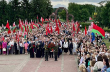 Член Совета Республики А.Горошкин принял участие в митинге, посвященном Дню Независимости Республики Беларусь на мемориальном комплексе «Буйничское поле»