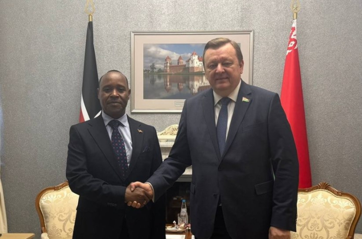 Член Президиума Совета Республики Сергей Алейник встретился с Чрезвычайным и Полномочным Послом Республики Кения в Республике Беларусь (по совместительству)
