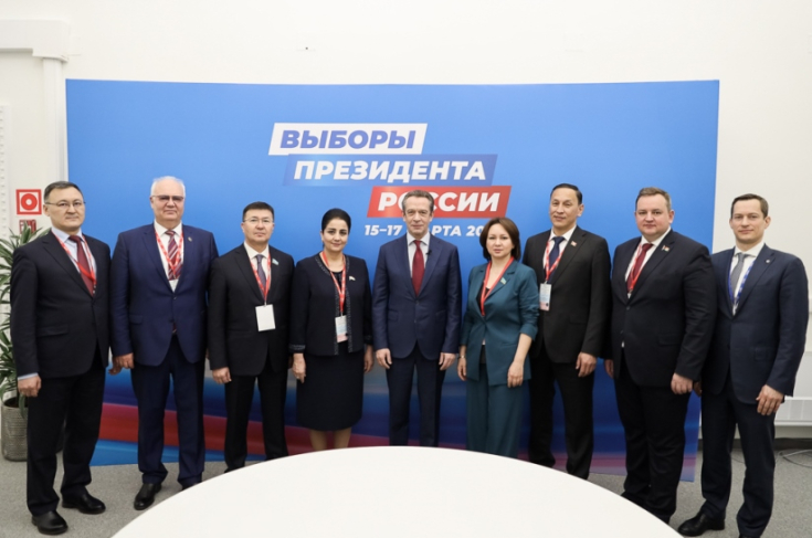 Члены Совета Республики принимают участие в международном наблюдении за выборами Президента Российской Федерации