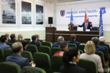 Председатель Совета Республики Н.Кочанова посетила ОАО «Минск Кристалл»