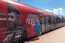 Член Совета Республики
Т.Шатликова посетила экспозицию
«Поезд Победы»
