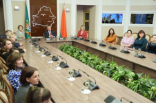 Член Совета Республики Е.Зенкевич
приняла участие в торжественном приеме женщин
