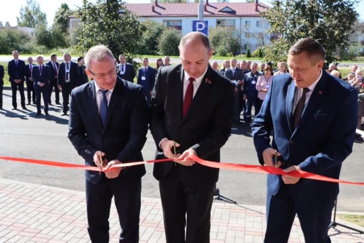Член Совета Республики А.Кушнаренко принял участие в торжественном открытии производственной базы Круглянского района газоснабжения