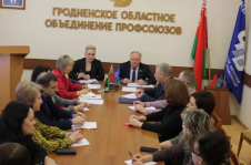 В.Лискович принял участие в заседании Президиума областной организации Профсоюза работников отраслей промышленности «БЕЛПРОФМАШ»