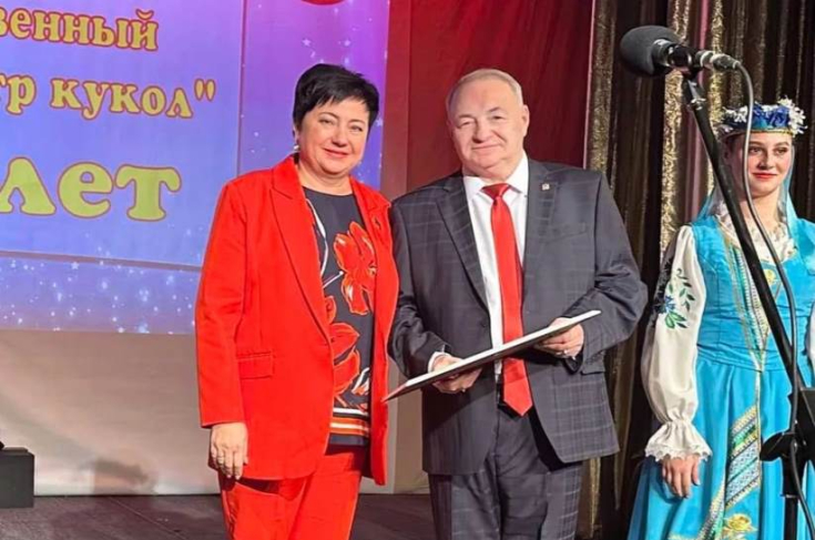 Член Совета Республики А.Смоляк приняла участие 
в торжественном мероприятии, посвященном 60-летию Гомельского театра кукол 
