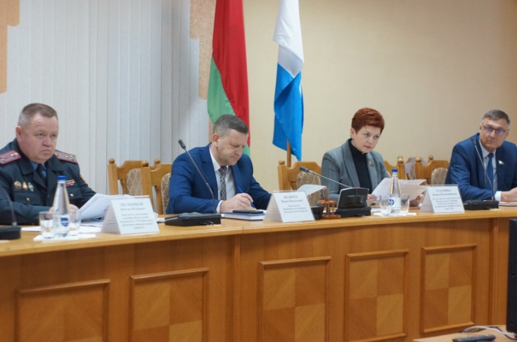 Член Совета Республики А.Шолтанюк принял участие в заседании Жабинковского райисполкома